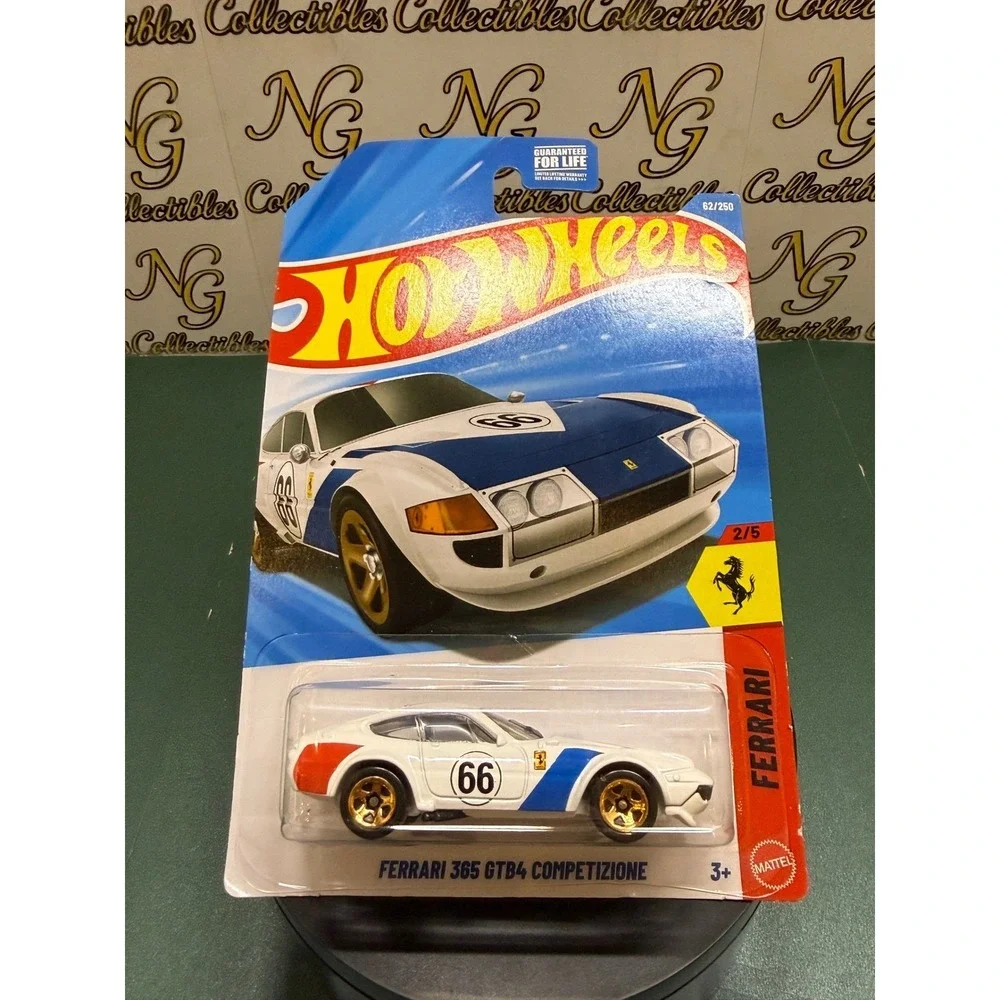 Hot Wheels Ferrari 365 GTB4 Competizione White HW Exotics 62/250 2023 Mattel